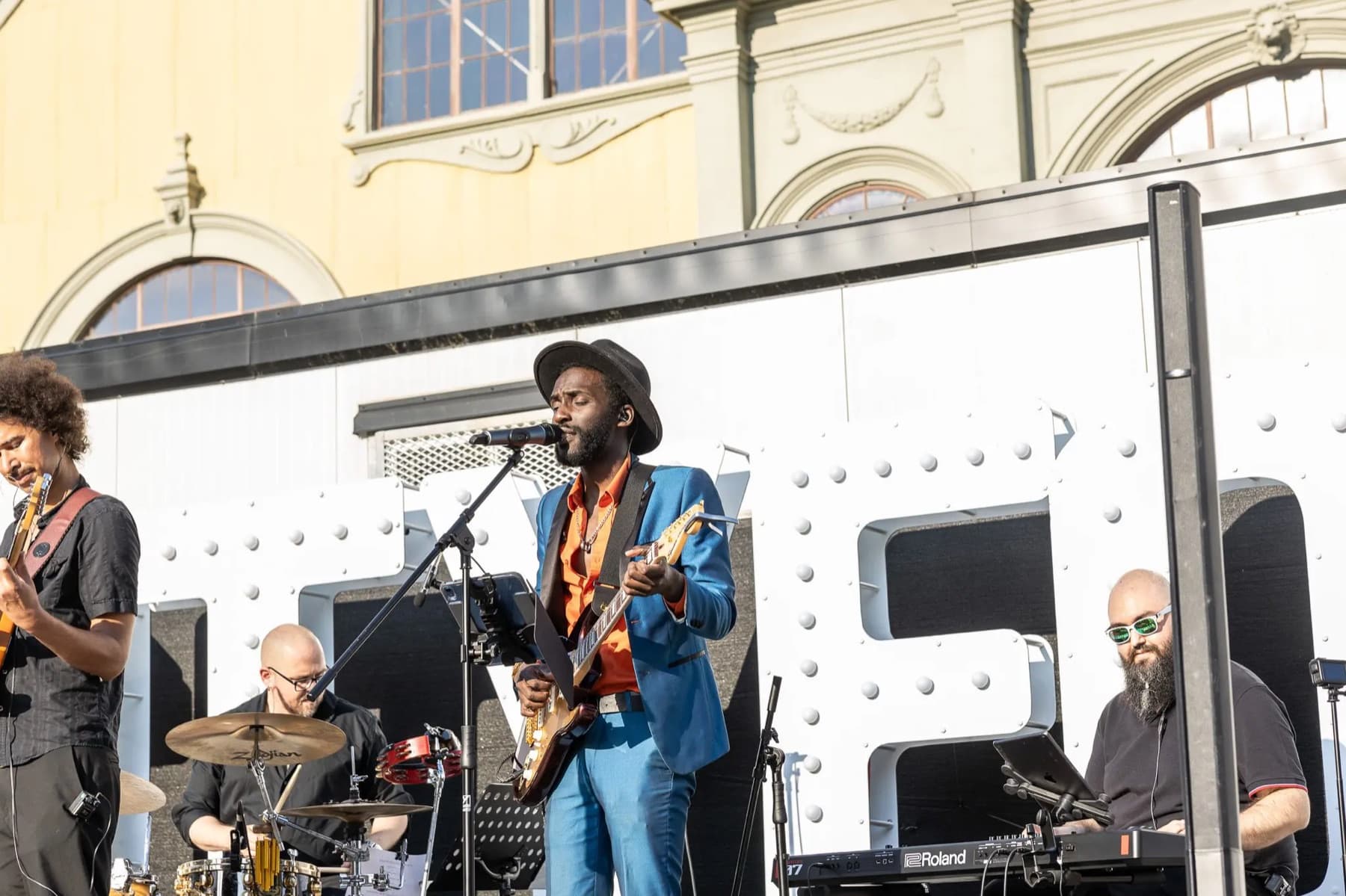 Almyr Jules performing live at City Folk Fest